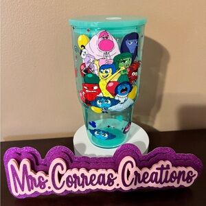 Inside out glass cup
